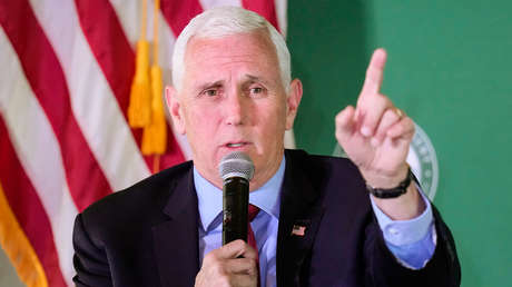 Mike Pence presenta su candidatura a la presidencia de EE.UU.