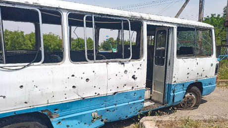 Ataque ucraniano contra un punto de evacuación para civiles deja dos muertos