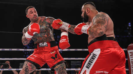 Fisicoculturista alemán sube al ring ante un boxeador bosnio y no dura ni un minuto (VIDEO)