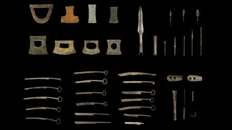 Hallan un kit de instrumentos musicales bélicos de hace más de 2.000 años en China