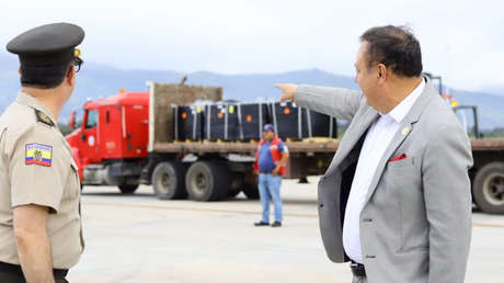 Ecuador recibe el primer cargamento de municiones de EE.UU.
