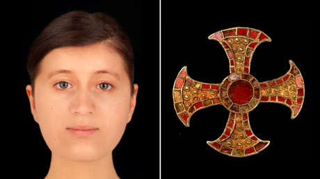 Revelan el rostro y procedencia de una adolescente aristócrata anglosajona de hace 1.300 años
