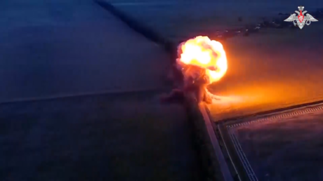 VIDEO: Rusia destruye una fortificación de las fuerzas ucranianas