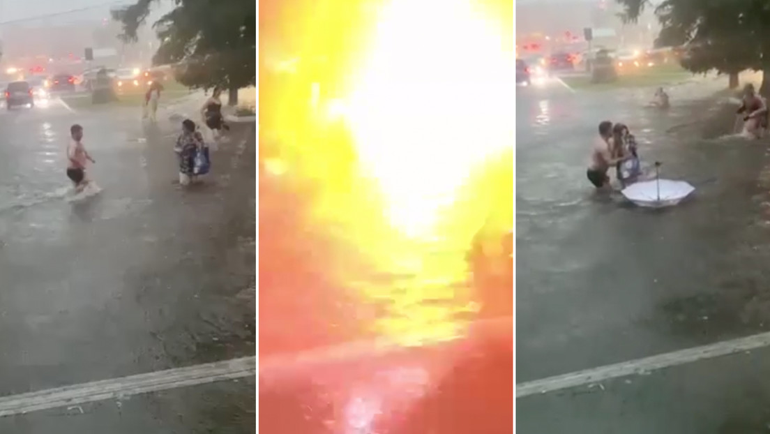 Una mujer es herida por un rayo cerca de Moscú (VIDEO)