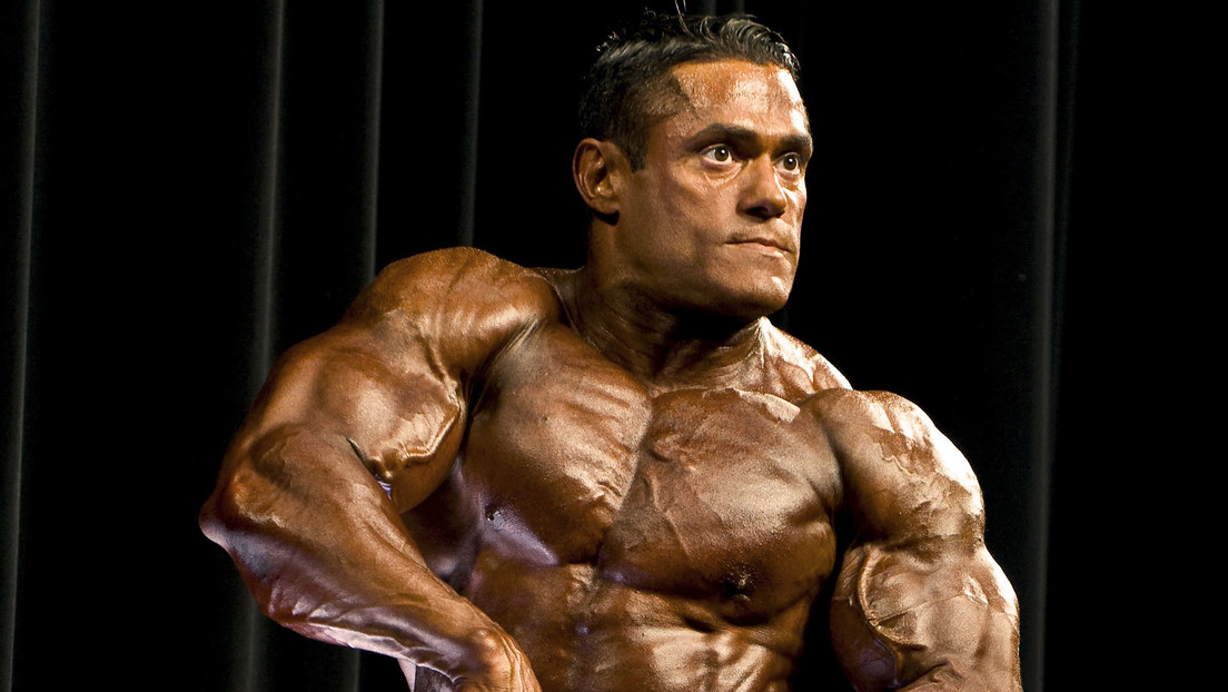 El culturista venezolano Gustavo Badell