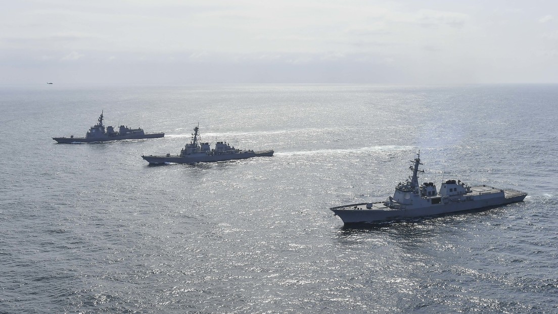 EE.UU., Corea del Sur y Japón realizan ejercicios militares conjuntos de defensa antimisiles