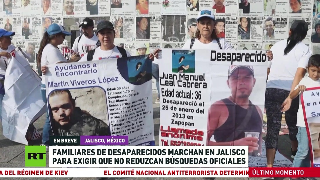 Familiares de desaparecidos en México marchan para exigir que no reduzcan las búsquedas oficiales