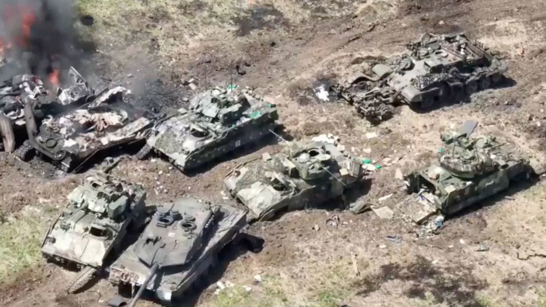 Especialistas rusos analizan equipos bélicos de la OTAN incautados