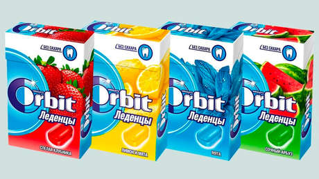 Reportan que Mars retirará los caramelos Orbit del mercado ruso