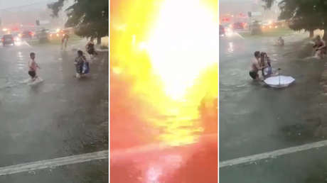 Una mujer es herida por un rayo cerca de Moscú (VIDEO)