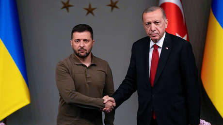 Zelenski pide a Erdogan ayudar a implementar su plan de paz en Ucrania