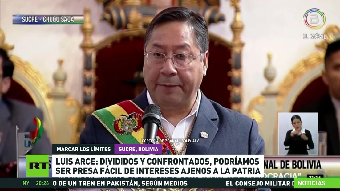 Luis Arce: La independencia tiene su génesis en el sueño de la Patria Latinoamericana y Caribeña