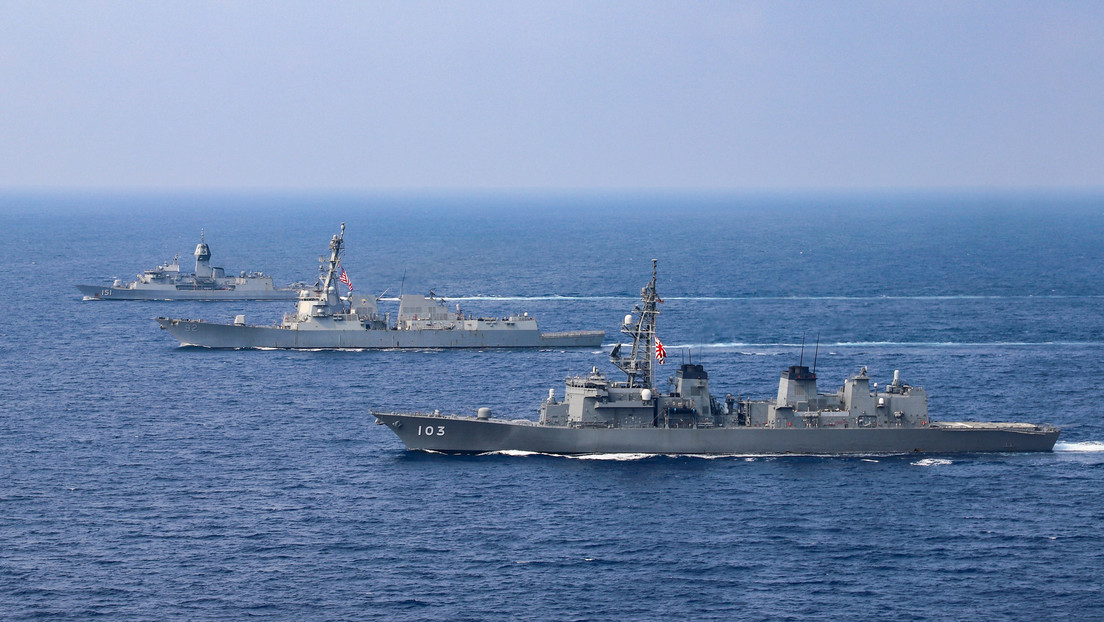 AP: EE.UU., Australia y Japón realizarán ejercicios navales conjuntos en el disputado mar de China Meridional