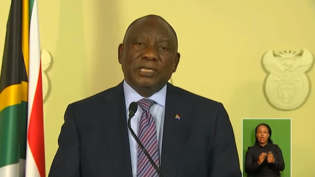 El presidente sudafricano, Cyril Ramaphosa