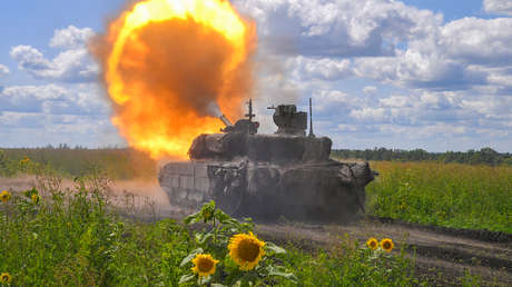 Tanquista ruso que destruyó una columna de blindados occidentales: "Con tres maniobras despejamos todo"