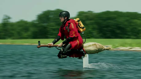 VIDEO: La escoba voladora de Harry Potter se hace realidad