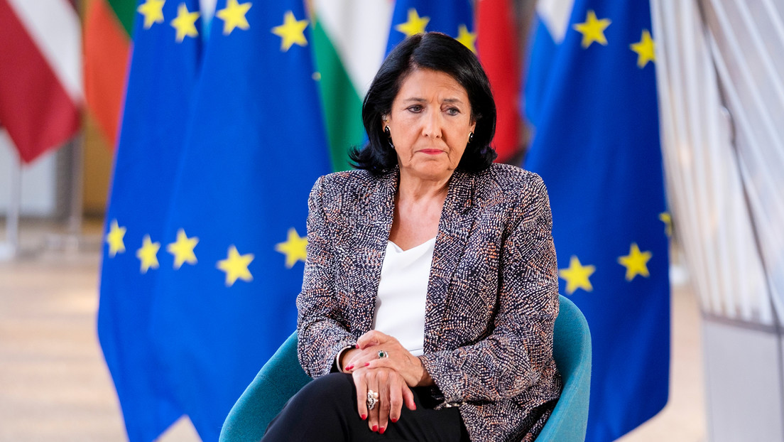 La gira por Europa puede costarle la destitución a la presidenta de Georgia