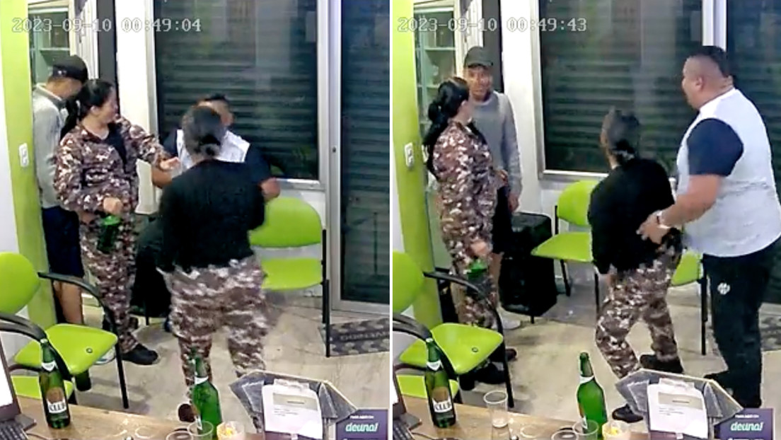 Escándalo en Ecuador por video donde dos agentes beben alcohol y bailan con reos