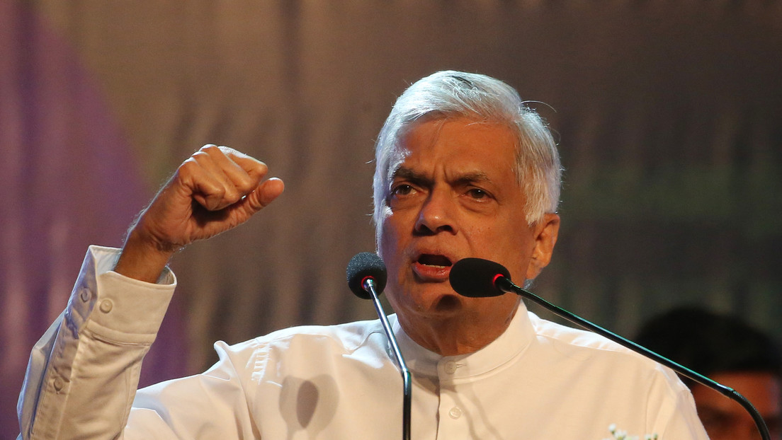 El presidente de Sri Lanka, Ranil Wickremesinghe