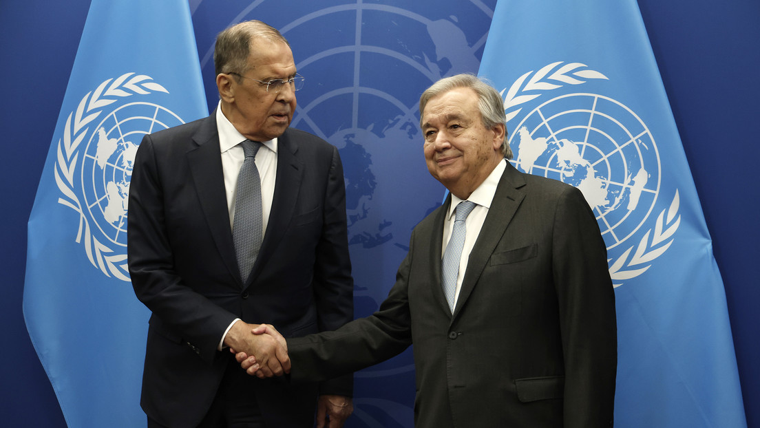 Lavrov se reúne con el secretario general de la ONU
