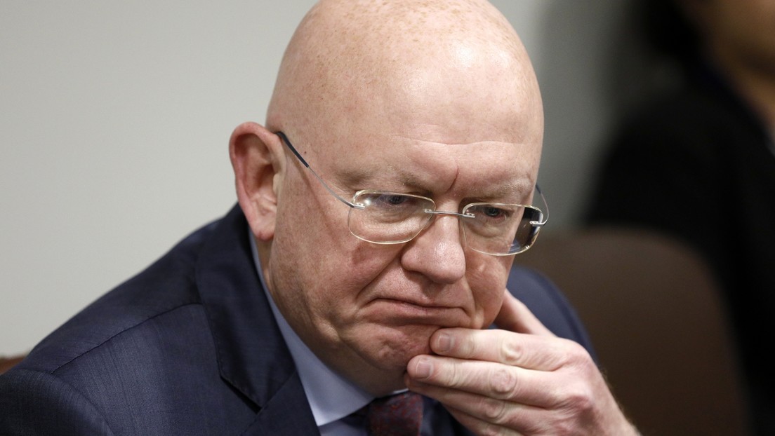 El representante permanente de Rusia ante la ONU, Vasili Nebenzia