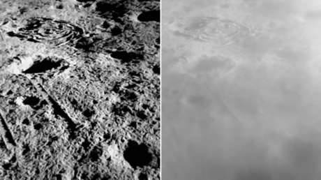 La sonda india Vikram da un "salto" en la Luna y vuelve a posarse sobre su superficie
