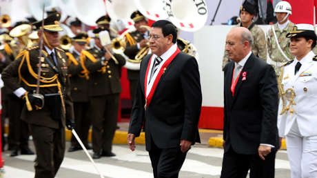 El presidente del Congreso de la República de Perú, Alejandro Soto Reyes