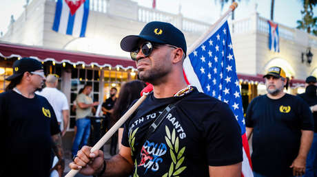 Enrique Tarrio, expresidente del grupo ultraderechistas Proud Boys