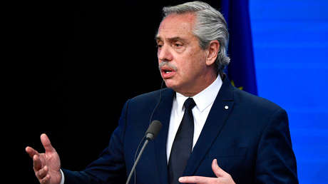 Alberto Fernández dice que la plantilla del FMI tiene "la misma lógica que un fondo buitre"