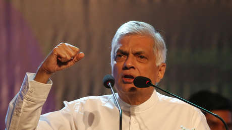 El presidente de Sri Lanka, Ranil Wickremesinghe