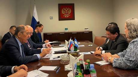 Serguéi Lavrov se reúne con su homólogo nicaragüense, Denis Moncada