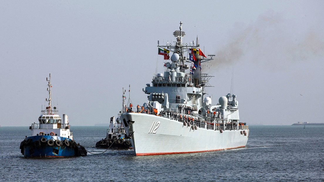 Buques de guerra chinos patrullan en Oriente Medio