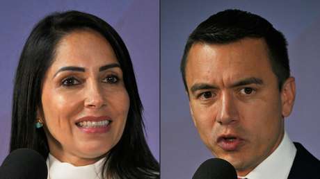 Así fue el debate presidencial entre González y Noboa antes del balotaje en Ecuador