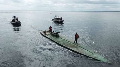 Colombia intercepta semisumergible con 3 toneladas de cocaína valoradas en 100 millones de dólares