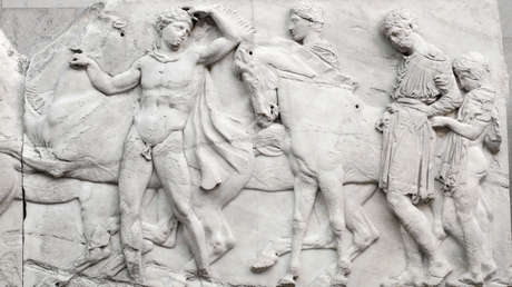 Revelan colores originales de los mármoles del Partenón