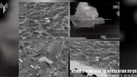 VIDEO: El Ejército de Israel ataca objetivos de Hezbolá en el Líbano