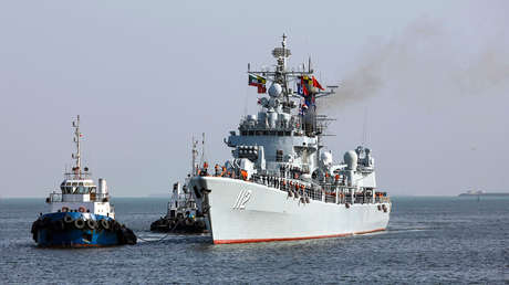 Buques de guerra chinos patrullan en Oriente Medio