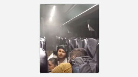 VIDEO: El huracán Otis sorprende a los pasajeros de un autobús en Acapulco