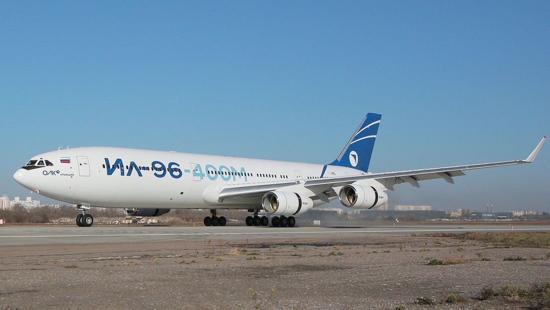 Realiza el primer vuelo el avión de largo alcance Il-96-400M, completamente fabricado en Rusia