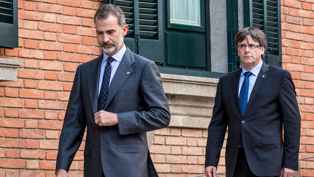 Puigdemont ironiza sobre las protestas en Madrid: "¿A qué hora sale el rey ordenando ir 'a por ellos'?"