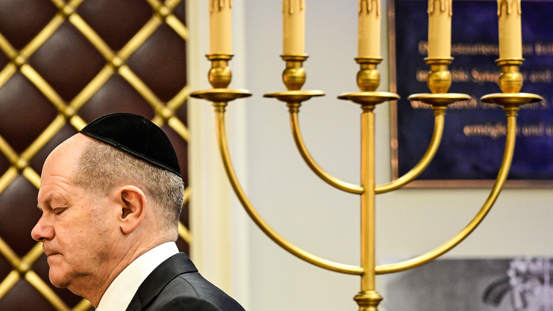 Scholz conmemora la 'Noche de los cristales rotos' y dice estar "avergonzado" por la nueva ola antisemita en Alemania