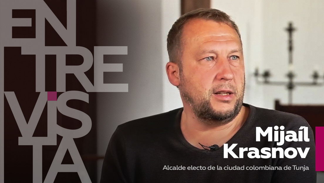 Mijaíl Krasnov, el profesor ruso elegido como alcalde de Tunja: "Yo vine acá para cambiar cosas de fondo"