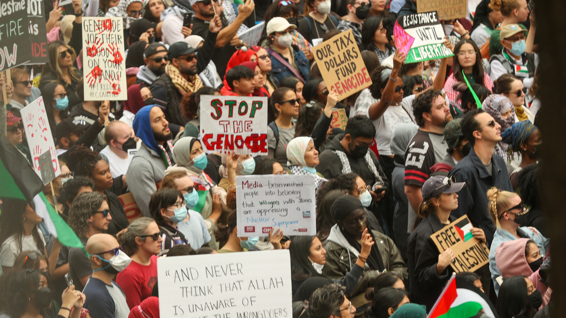 VIDEOS: Manifestantes protestan frente a la casa de Biden en Delaware para pedir un alto el fuego en Gaza