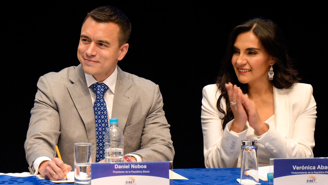 Noboa asigna a la vicepresidenta de Ecuador la única función de ser "colaboradora para la paz" entre Israel y Palestina