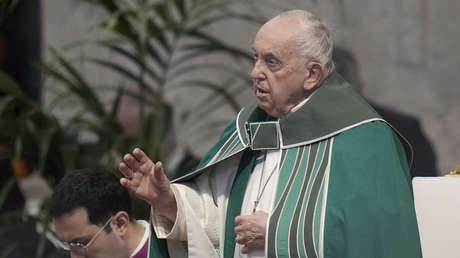 El papa Francisco aboga por la creación de 2 Estados para resolver el conflicto entre Israel y Palestina