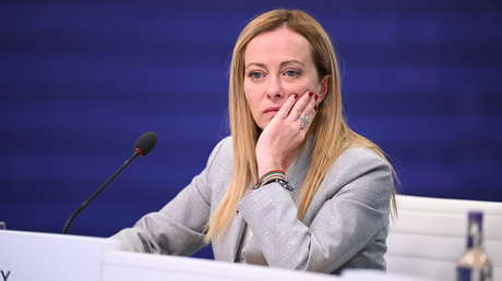 La primera ministra de Italia, Giorgia Meloni