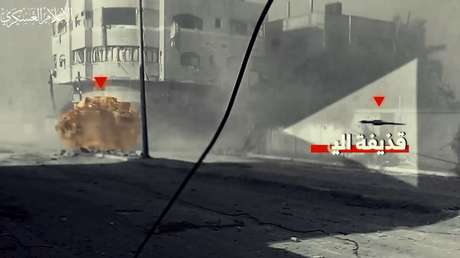 VIDEO: Enfrentamientos entre las Brigadas al Qassam y las tropas israelíes en el norte de Gaza