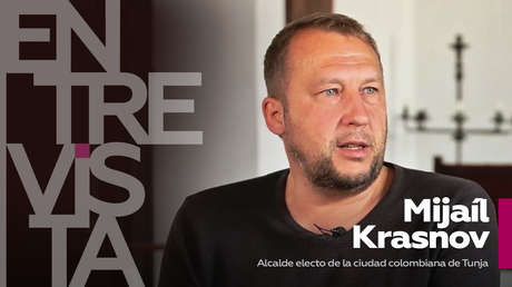 Mijaíl Krasnov, el profesor ruso elegido como alcalde de Tunja: "Yo vine acá para cambiar cosas de fondo"
