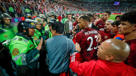 La inédita agresión de la policía de Perú a los jugadores de Venezuela en eliminatoria mundialista