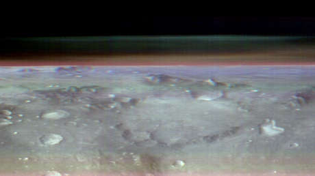 La NASA capta una espectacular vista del horizonte de Marte